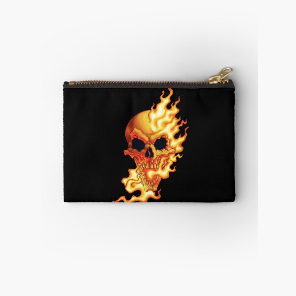 Item preview, Salty-Dog2 Traditional Horror Fiery Demon Skull designed and sold by Salty-Dog2.