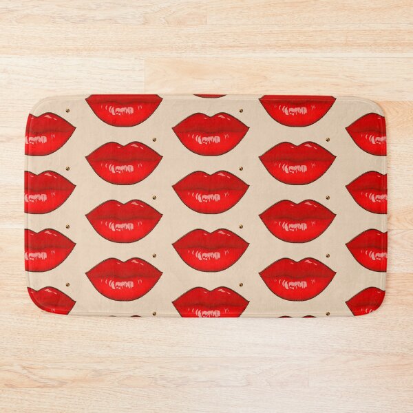 Item preview, Lip makeup mouth red lipstick designed and sold by GlamourChick.