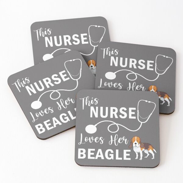 Item preview, This Nurse Loves Her Beagle designed and sold by KristyBDesigns.