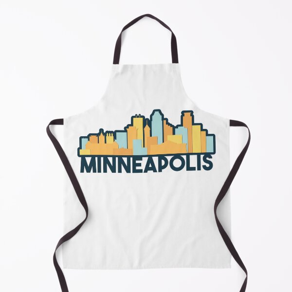 Item preview, Orange, Teal, Yellow, Navy Minneapolis Skyline designed and sold by sydneyurban.