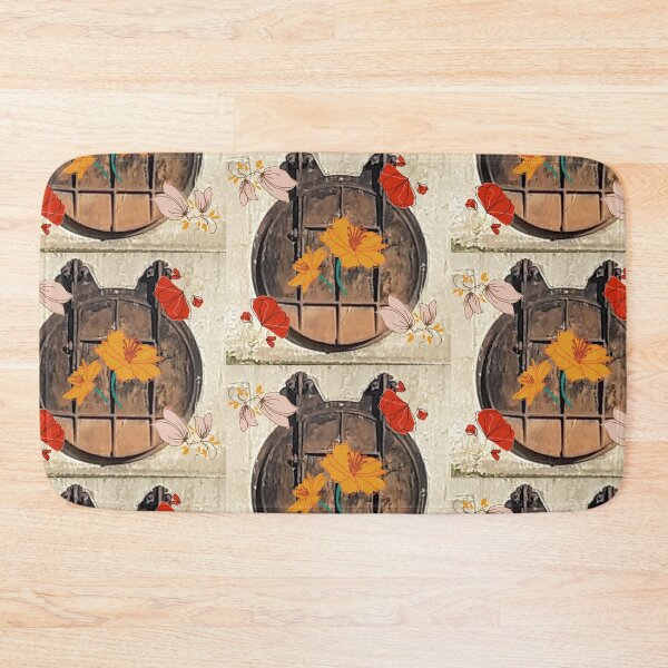 Item preview, Rusty Waterway with floral design designed and sold by Lorie Data.