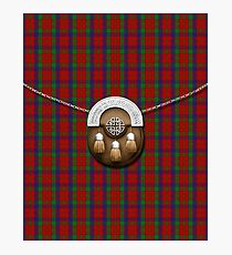 Clan Robertson Tartan And Sporran Photographic Print