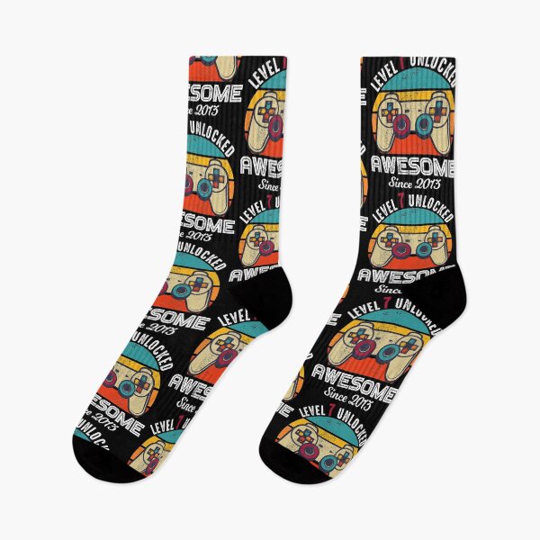 Item preview, Level 7 Unlocked Birthday Awesome Since 2013 designed and sold by RandomStuffShop.