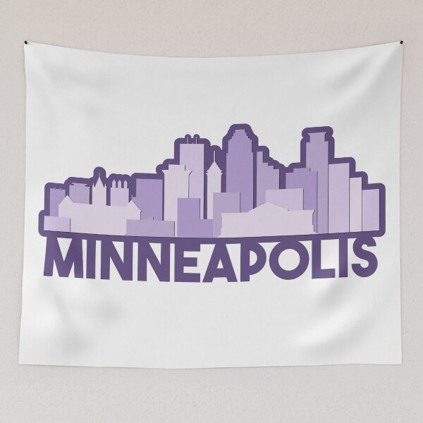 Item preview, Purple Minneapolis Skyline designed and sold by sydneyurban.