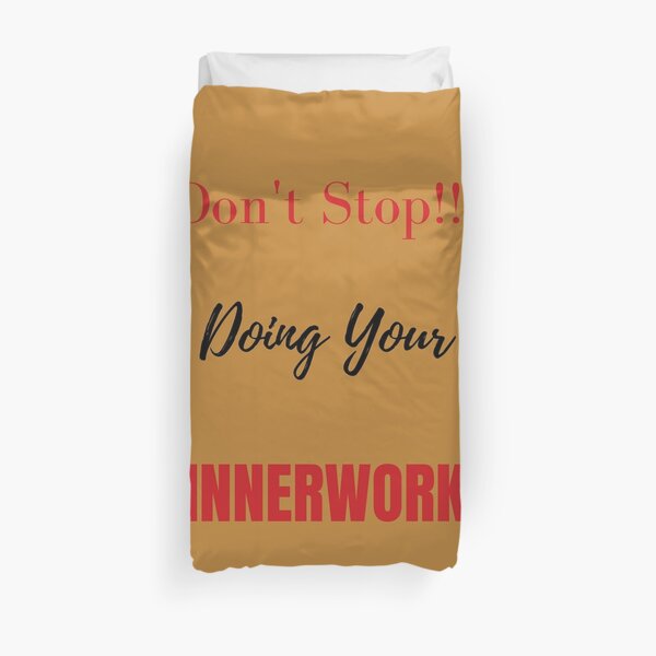 Wellness Is Innerwork First Duvet Cover