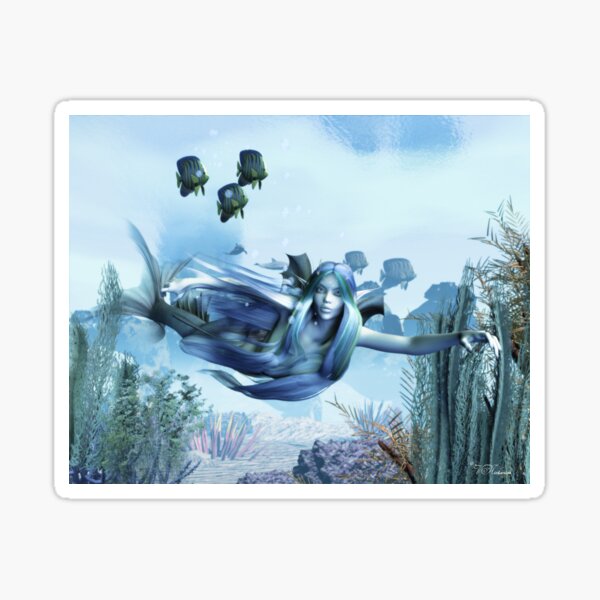 Into the Deep Blue Sticker