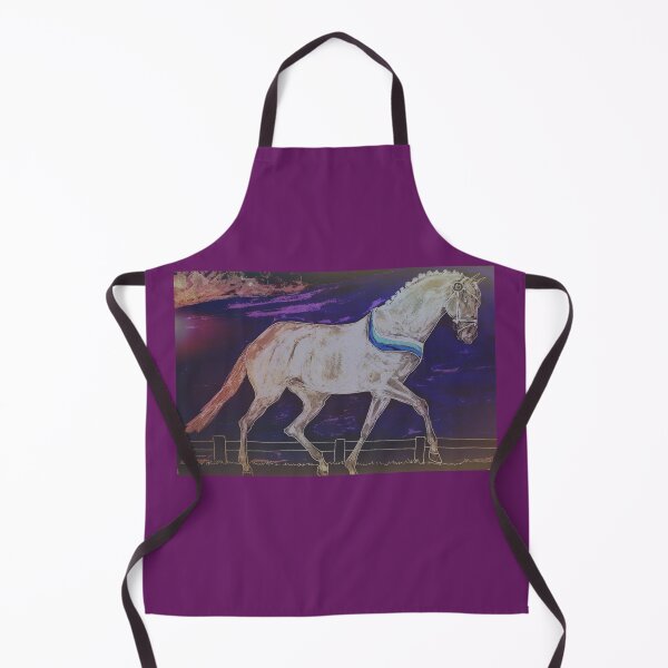 Item preview, Troting horse perlino warmblood painting designed and sold by horseaddicted.