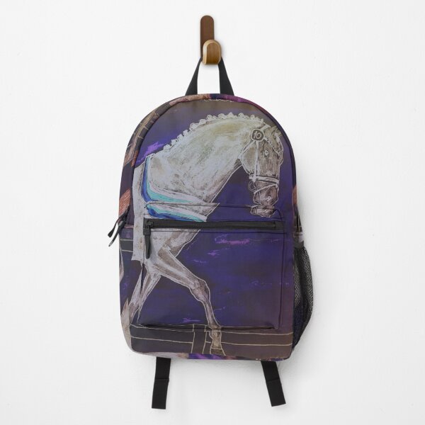 Item preview, Troting horse perlino warmblood painting designed and sold by horseaddicted.