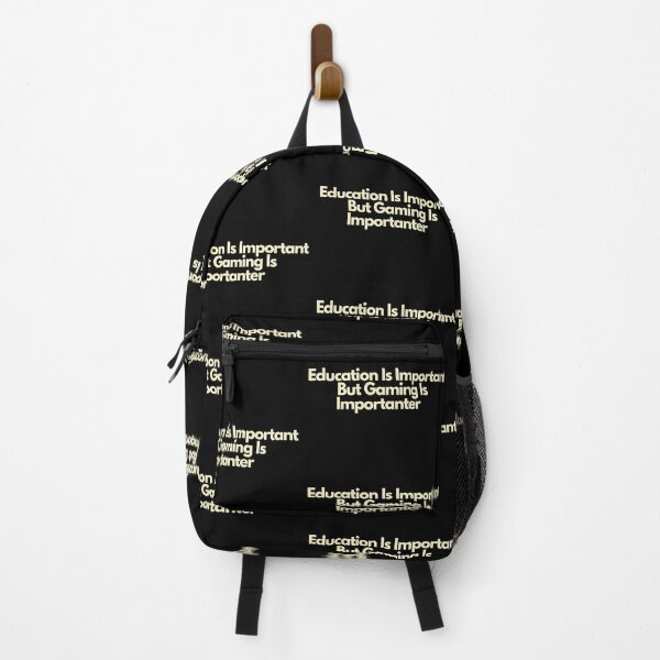 Item preview, Education Is Important But Gaming Is Importanter designed and sold by Imaginative Expressions⭐️ ⭐️ ⭐️ ⭐️ ⭐️.