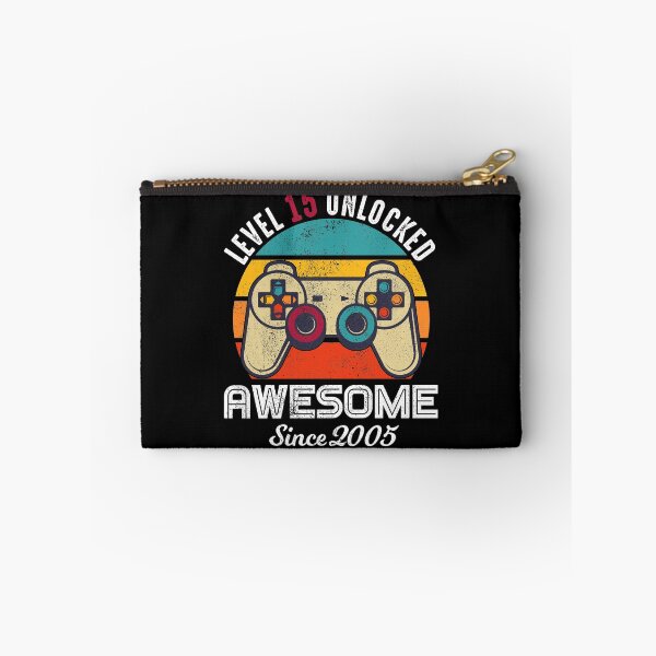 Item preview, Level 15 Unlocked Birthday Awesome Since 2005 designed and sold by RandomStuffShop.