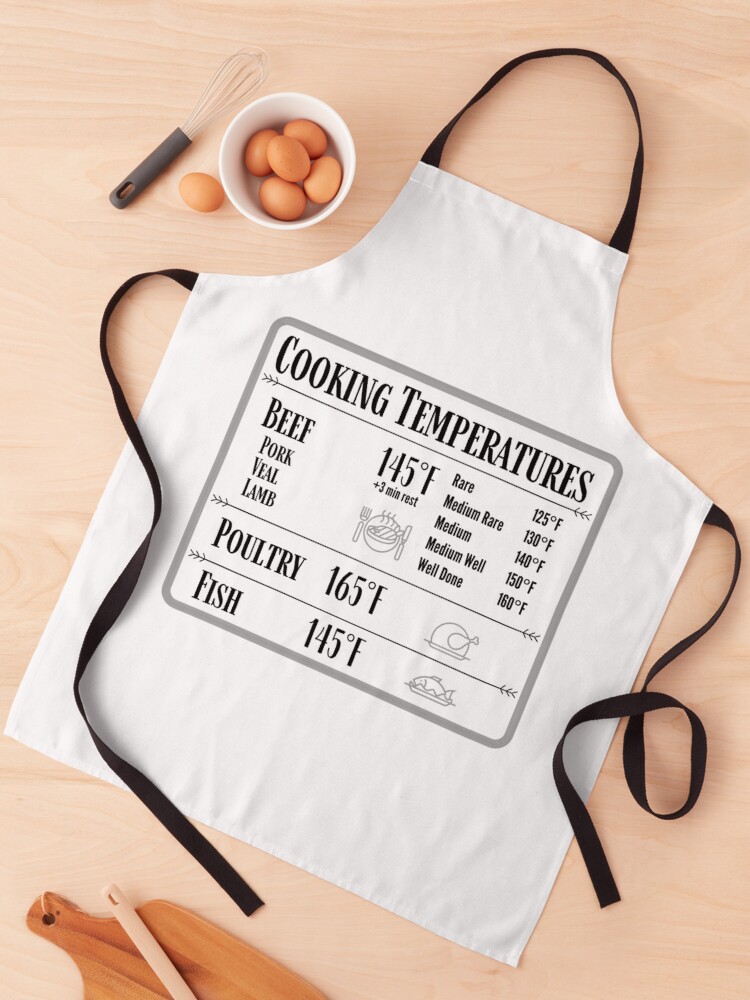 Cooking Temperature Chart Magnet Cutting Board Magnet for Sale by  hashntoast