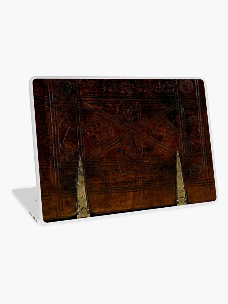 Antique Leather Bound And Brass Design Laptop Skin for Sale by JoolyA Redbubble