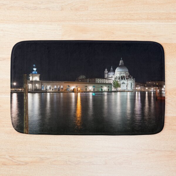 Item preview, Venice Italy Silky Midnight - Santa Maria della Salute on Punta della Dogana designed and sold by Georgia Mizuleva.