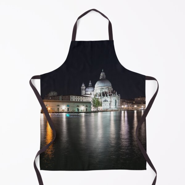 Item preview, Venice Italy Silky Midnight - Santa Maria della Salute on Punta della Dogana designed and sold by Georgia Mizuleva.