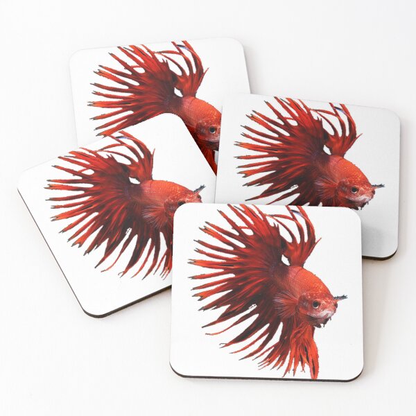 Item preview, Red Crowntail Betta designed and sold by killies.