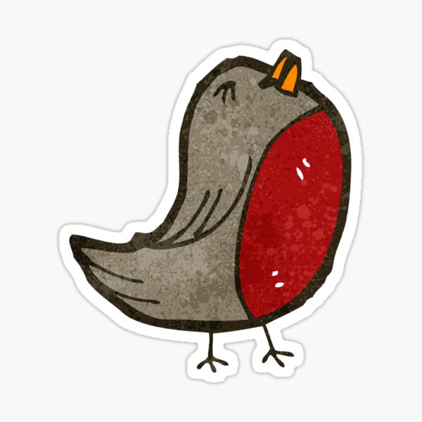 63 Personalizado Xmas Navidad Stickers-Robin de pájaro 63 Personalizado Xmas Navidad Stickers-Robin de pájaro