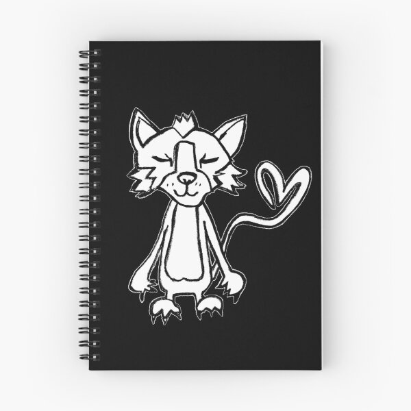 Item preview, Kawaii Wild Cat Love, Punk Cat designed and sold by badlydrawnbabe.