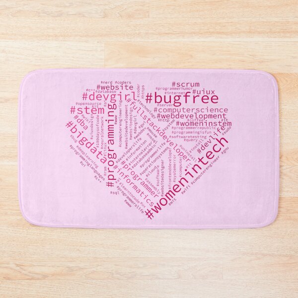Item preview, Hashtag Wordcloud Heart Women In Tech, Girl Programmer, Word Cloud, Software Engineer, Computer Science, Web, WWW, Programming Humor designed and sold by Max-Wear.