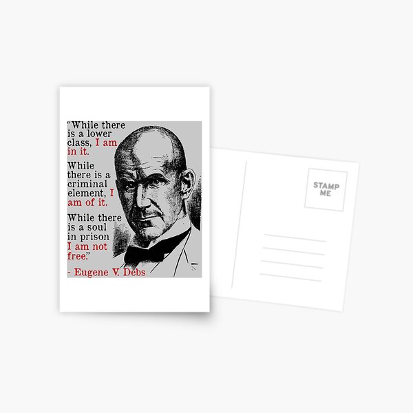 Item preview, Solange es eine Unterschicht gibt, gehöre ich dazu - Zitat von Eugene Debs, Sozialist, Linker designed and sold by SpaceDogLaika.