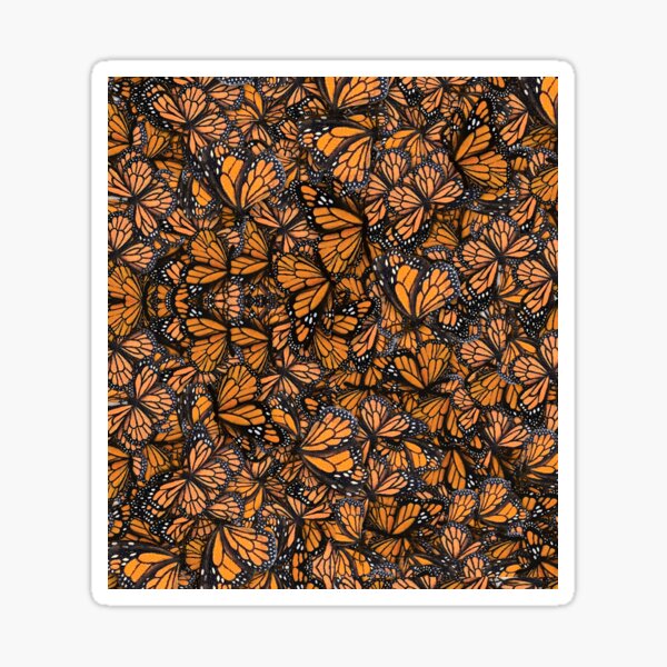 Monarch Sanctuary (Bigger Butterfly Design) Sticker