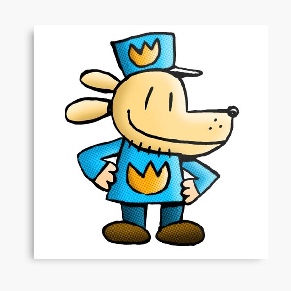 "Best Selling - Dogman Logo" Metal Print by brizdgehamptoni | Redbubble