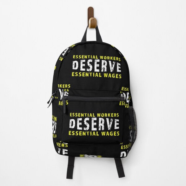 Item preview, Essential workers deserve essential wages protest design designed and sold by AllLeftSides42.