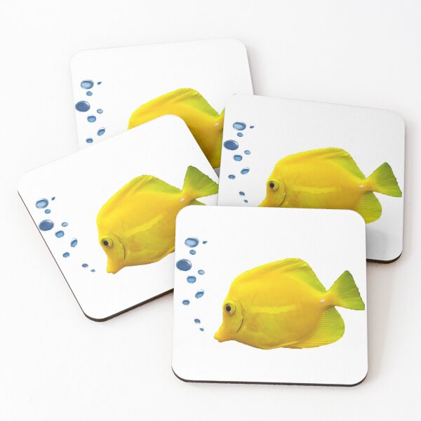 Item preview, Yellow Tang with Bubbles designed and sold by killies.