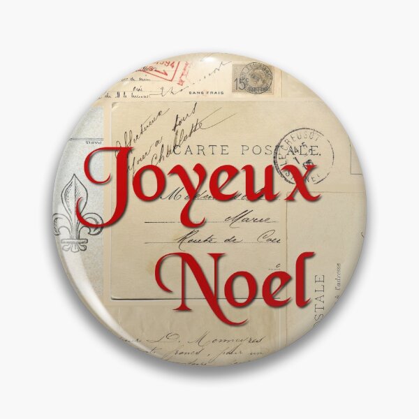 Item preview, Paris Joyeux Noel Vintage Christmas designed and sold by 13Moons.