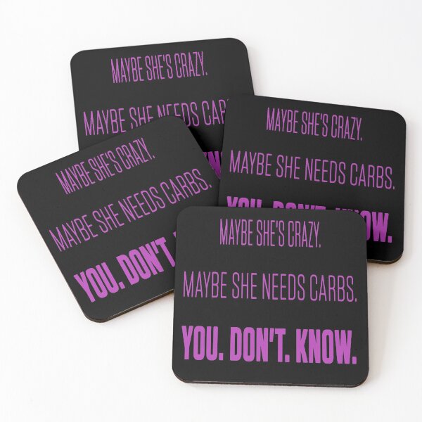 Item preview, Maybe She's Crazy. Maybe She Needs Carbs designed and sold by lakelandwholes1.