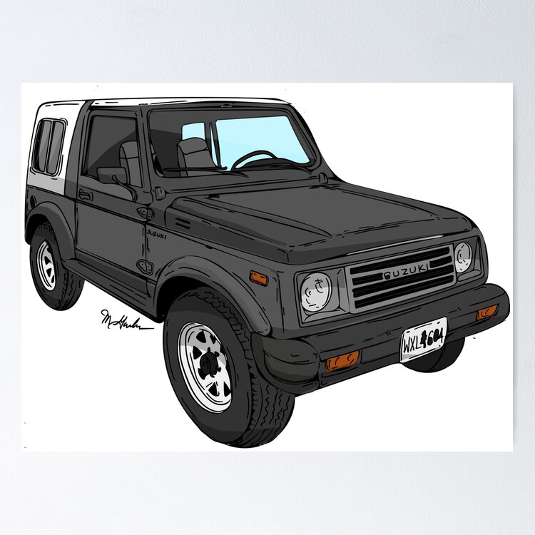 Suzuki samuari 4x4 Sticker