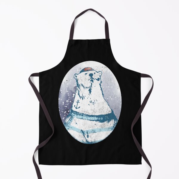 Item preview, Polar bear with anchor tattoo I Ahoy polar bear captain designed and sold by ChrisFeil.