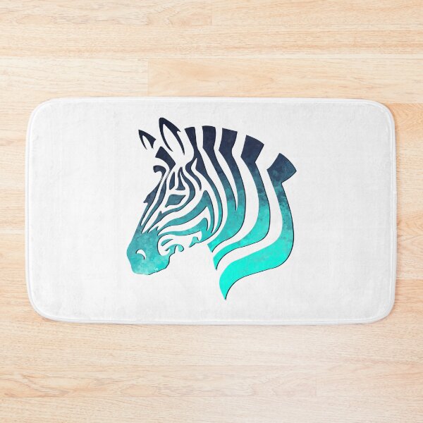 Item preview, Blue/Aqua Zebra Silhouette  designed and sold by Elle  Hazlett.