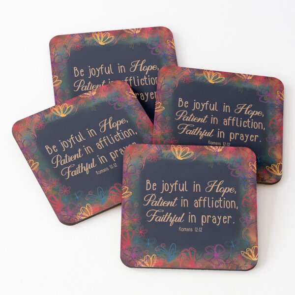 Item preview, Romans 12:12 Be joyful  designed and sold by Loopytunes.