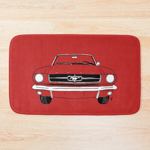 Item preview, Ford Mustang Red Background designed and sold by Cardrawing-Art.