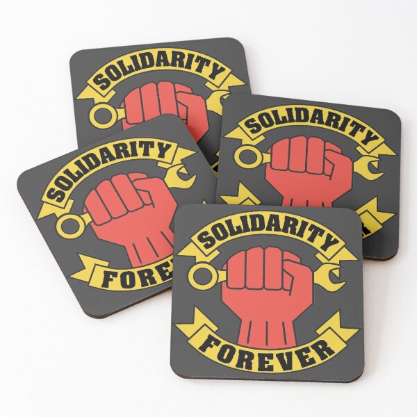 Item preview, Solidarity Forever Raised Fist - Labor Union, IWW, Worker Rights, Leftist designed and sold by SpaceDogLaika.