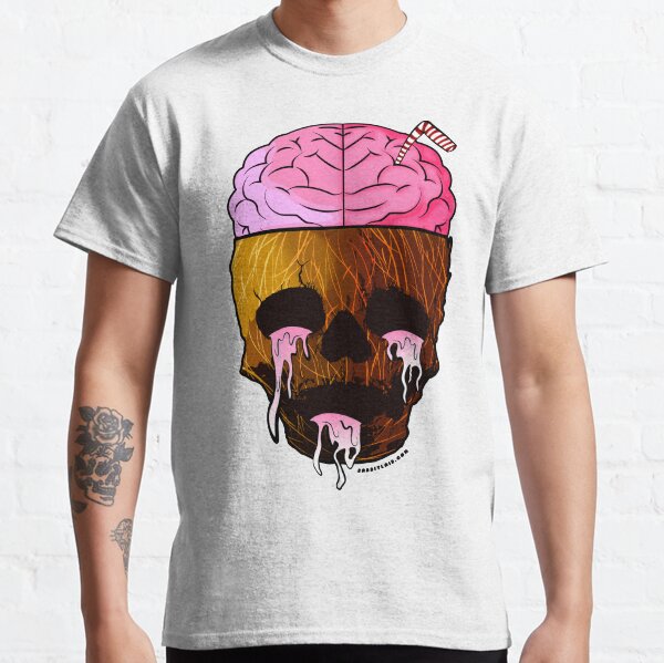 Coconut Skull - Grunge Fruit Skull Classic T-Shirt