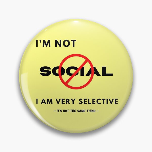 Item preview, I am not antisocial designed and sold by Antianeira.