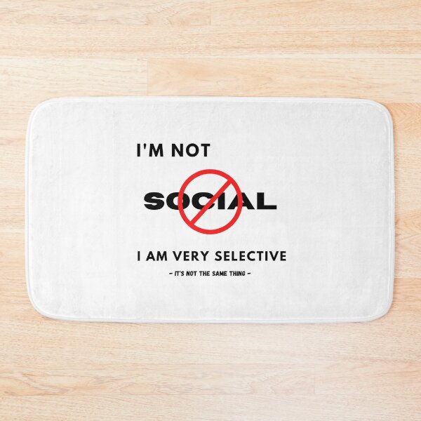 Item preview, I am not antisocial designed and sold by Antianeira.