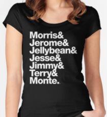 The Original 7ven Morris Day Jimmy Jam Merch Women's Fitted Scoop T-Shirt