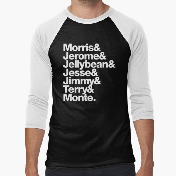 L'Original 7ven Morris Day Jimmy Jam Merch T-shirt baseball manches ¾