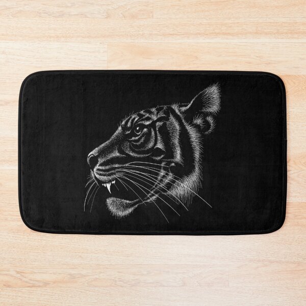 Item preview, Hand drawn Tiger - chalk style designed and sold by kalud-zoldyck.