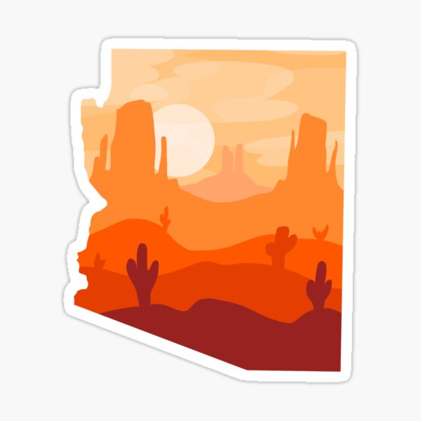 Item preview, Arizona State Outline designed and sold by laurenmoee.