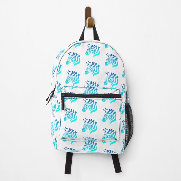 Item preview, Electric Blue Zebra Silhouette designed and sold by Elle Hazlett.