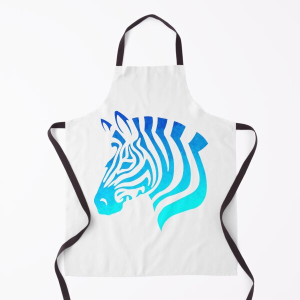 Item preview, Electric Blue Zebra Silhouette  designed and sold by Elle  Hazlett.
