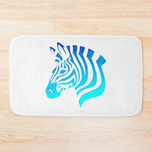 Item preview, Electric Blue Zebra Silhouette  designed and sold by Elle  Hazlett.