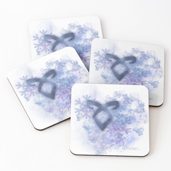 Item preview, Angelic Rune Shadowhunters Winter Snow Christmas designed and sold by shadowfamd.