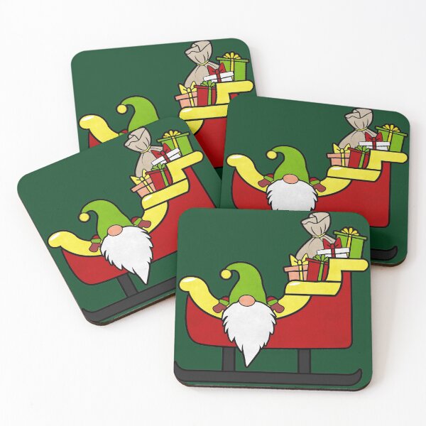 Item preview, Gnome on a Sleigh  designed and sold by Espinoza Creative.