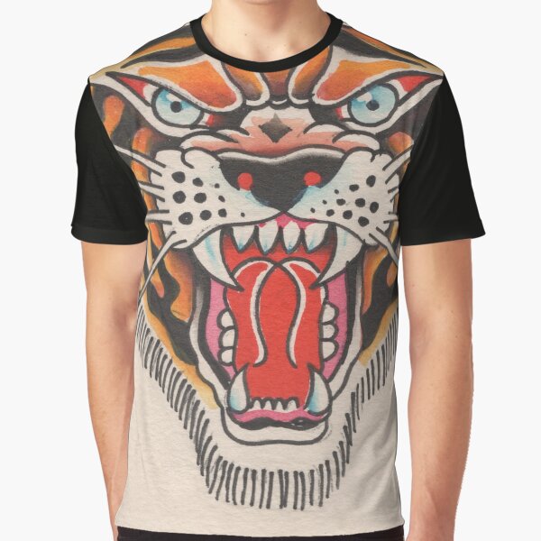 Item preview, Tiger designed and sold by Wally Tattoo & Art.