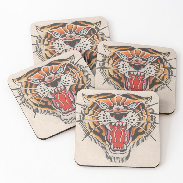 Item preview, Tiger designed and sold by Wally Tattoo & Art.