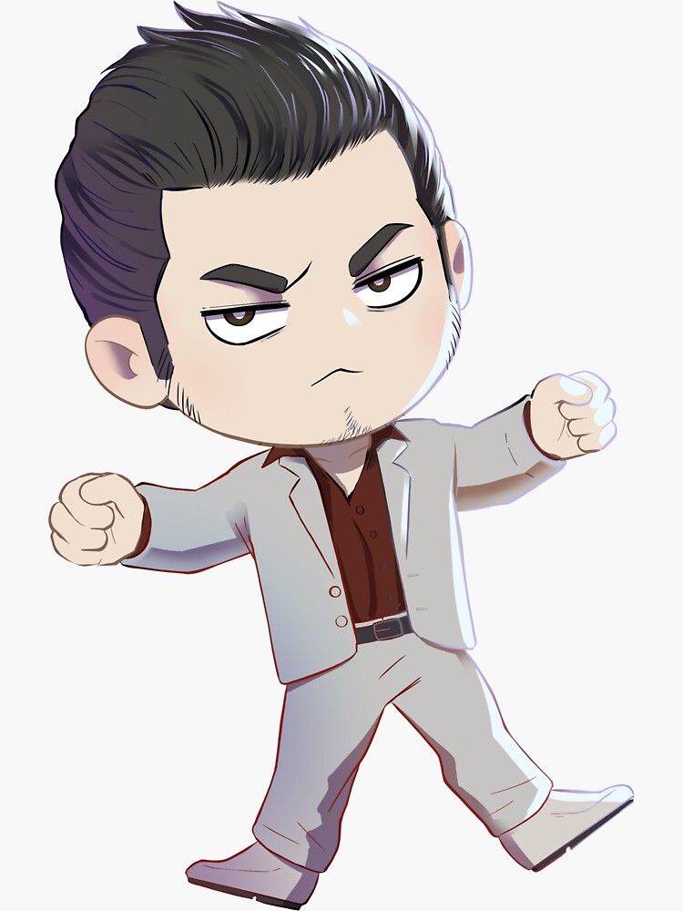 Kiryu Kazuma Ryu Ga Gotoku Yakuza Sticker For Sale By Mostlyskin